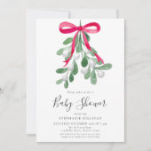 kerstBaby shower Kaart (Voorkant)