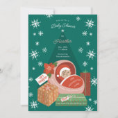 kerstBaby shower Kaart (Voorkant)