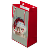 kerstBaby shower Klein Cadeauzakje (Achterkant Gekanteld)