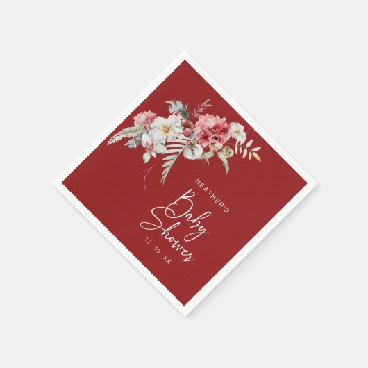 kerstBaby shower Servet (Hoek)