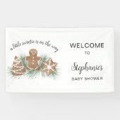 kerstBaby shower Spandoek (Horizontaal)