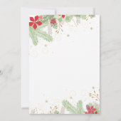 Kerstbaby Shower-uitnodigingen Kaart (Achterkant)