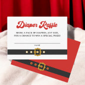 Kerstbaby Vakantie Babyshower Luiers Raffle Instee Informatiekaartje