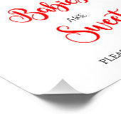 Kerstbaby's zijn een zoet Baby shower teken Foto Afdruk (Hoek)