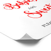 Kerstbaby's zijn een zoet Baby shower teken Poster (Hoek)