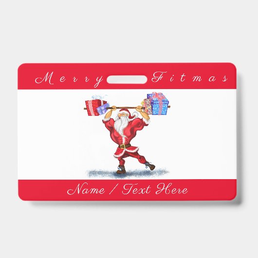 Kerstbadge gepersonaliseerd badge (Front)