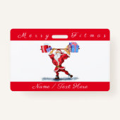 Kerstbadge gepersonaliseerd badge (Achterkant)