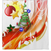 Kerstbadkamer gordijn (Voorkant)