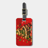 kerstBagagelabel Bagagelabel (Voorkant verticaal)