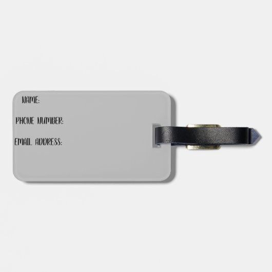 kerstBagagelabel Bagagelabel (Achterkant horizontaal)