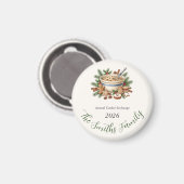Kerstbak Cookie-uitruilpartyfavoriet Magneet (Voorkant / Achterkant)