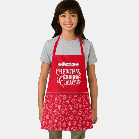 Kerstbaken Koekjes Rood klein Schort (Insitu)