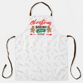 Kerstbaken, Schort voor overeenkomende familie (Voorkant)