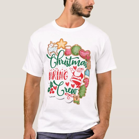 Kerstbaken T-shirt (Voorkant)