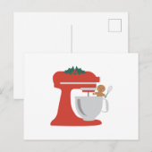 kerstbakken briefkaart (Voorkant / Achterkant)