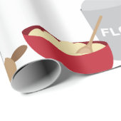 kerstbakken cadeaupapier (Rol Hoek)