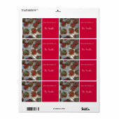 kerstbakken etiket (Full Sheet)