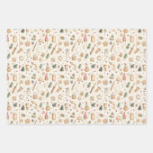 kerstbakken inpakpapier vel (Voorkant 3)