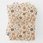 kerstbakken inpakpapier vel (In situ)