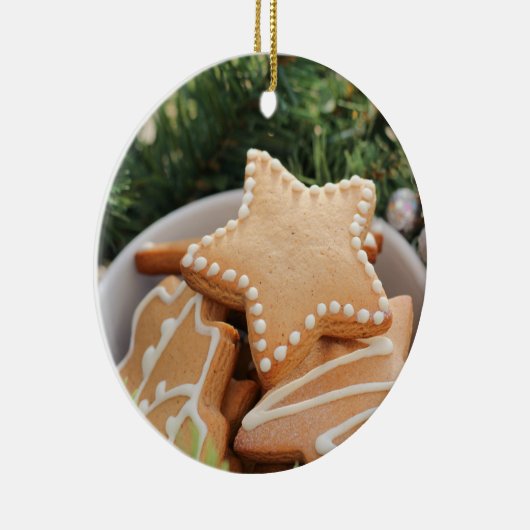 kerstbakken keramisch ornament (Rechts)