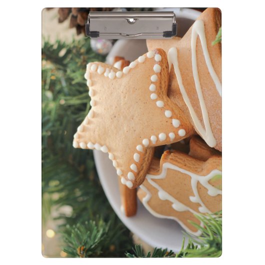 kerstbakken klembord (Voorkant)