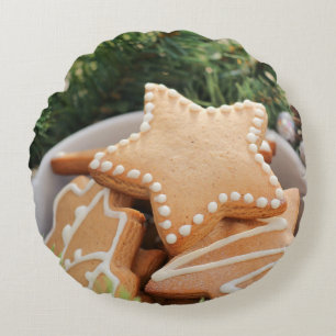 kerstbakken rond kussen