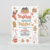 Kerstbakkerij, gedistilleerde dranken met heldere kaart (Staand voorkant)