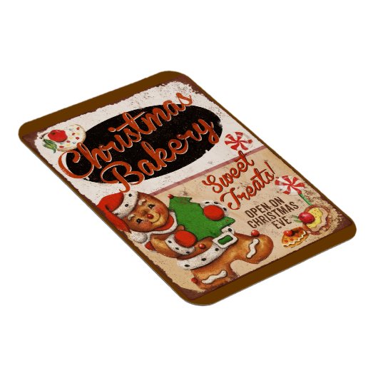Kerstbakkerij Gingerbread Keuken Magneet (Rechterzijde)