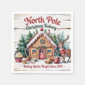 Kerstbakkerij Noordpool Servet (Voorkant)