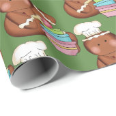 kerstbakkerij ontbijtkoek cadeaupapier (Rol Hoek)