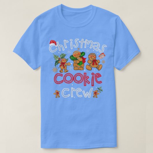 kerstbakkerij team koekjesbemanning nieuwe bakkeri t-shirt (Design voorkant)