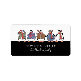 Kerstbakkerijlabels Etiket