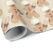 kerstbakkersbrood Sliday party wrap Wr Cadeaupapier (Rol Hoek)