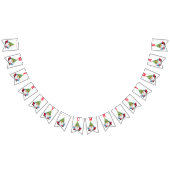 kerstbakkersgnomen met cadeautjes - vun vlaggetjes (Alle)