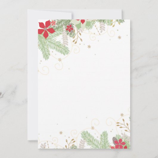 Kerstbakkersnodigingen Kaart (Achterkant)