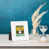 Kerstbakploeg Sneeuwman Vakantieontwerp Fotoplaat (Insitu)