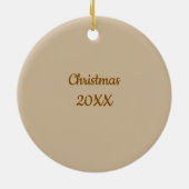 Kerstbakrecepten Gemberkoekman Keramisch Ornament (Achterkant)