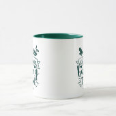 Kerstbakteam Cute Groen Vakantie Mok (Midden)