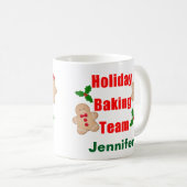 Kerstbakteam Gemberkoekjes Koffiemok (Voorkant rechts)