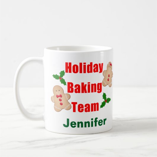 Kerstbakteam Gemberkoekjes Koffiemok (Links)