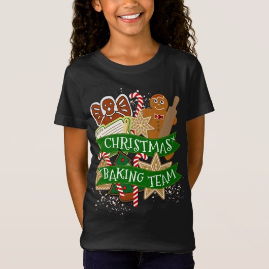 Kerstbakteam Gingerbread Holiday Cookie B T-shirt (Voorkant)