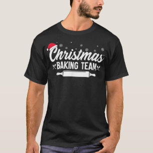 Kerstbakteam Rolling Pin Funny Family Hol T-shirt