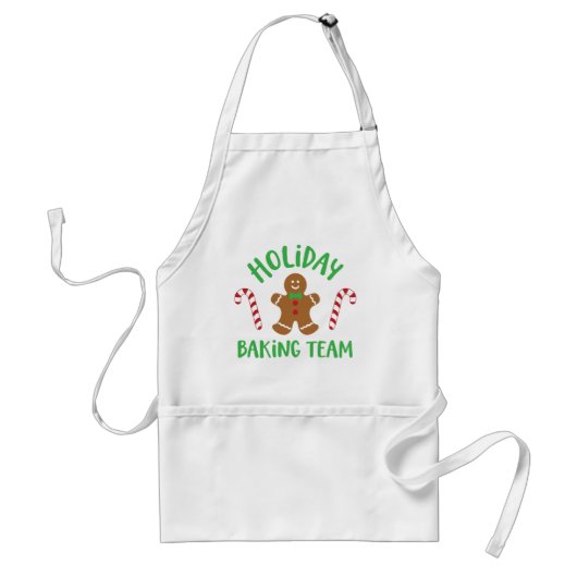 Kerstbakteam Standaard Schort (Voorkant)