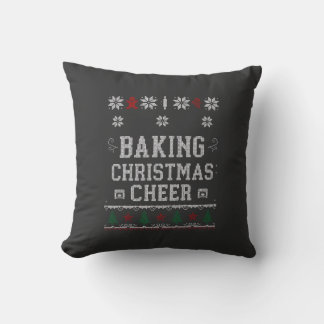 Kerstbakvreugde-gingerbread-ovenbreipatroon Kussen