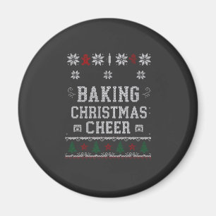 Kerstbakvreugde-gingerbread-ovenbreipatroon Magneet
