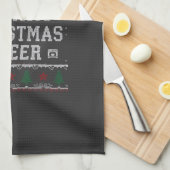 Kerstbakvreugde-gingerbread-ovenbreipatroon Theedoek (Quarter Fold)