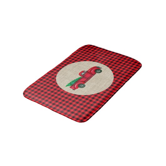  kerstbal bath Mat (Gekanteld)