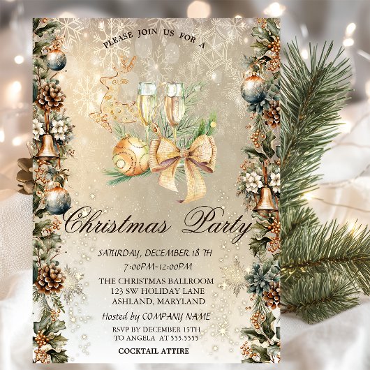 Kerstbal,Bellen Dennenkegels,Rendieren, Glas Kaart