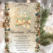 Kerstbal, Bells Pinecones, Rendier, Glas Kaart