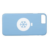 Kerstbal Blue iPhone 8/7 Hoesje (Achterkant (Horizontaal))